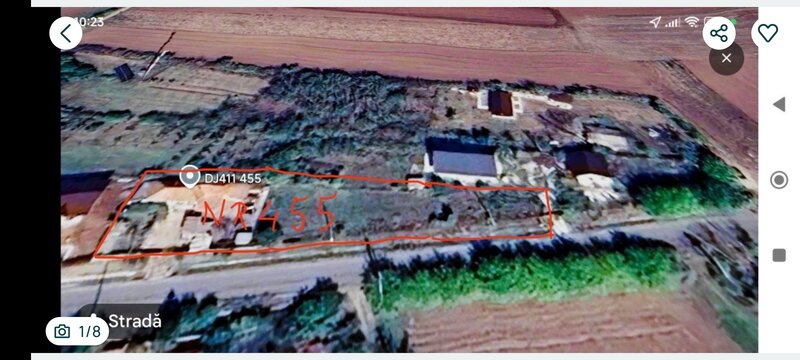Calugareni (Branistari), teren intravilan, 1.500 mp, cadastru, intabulare